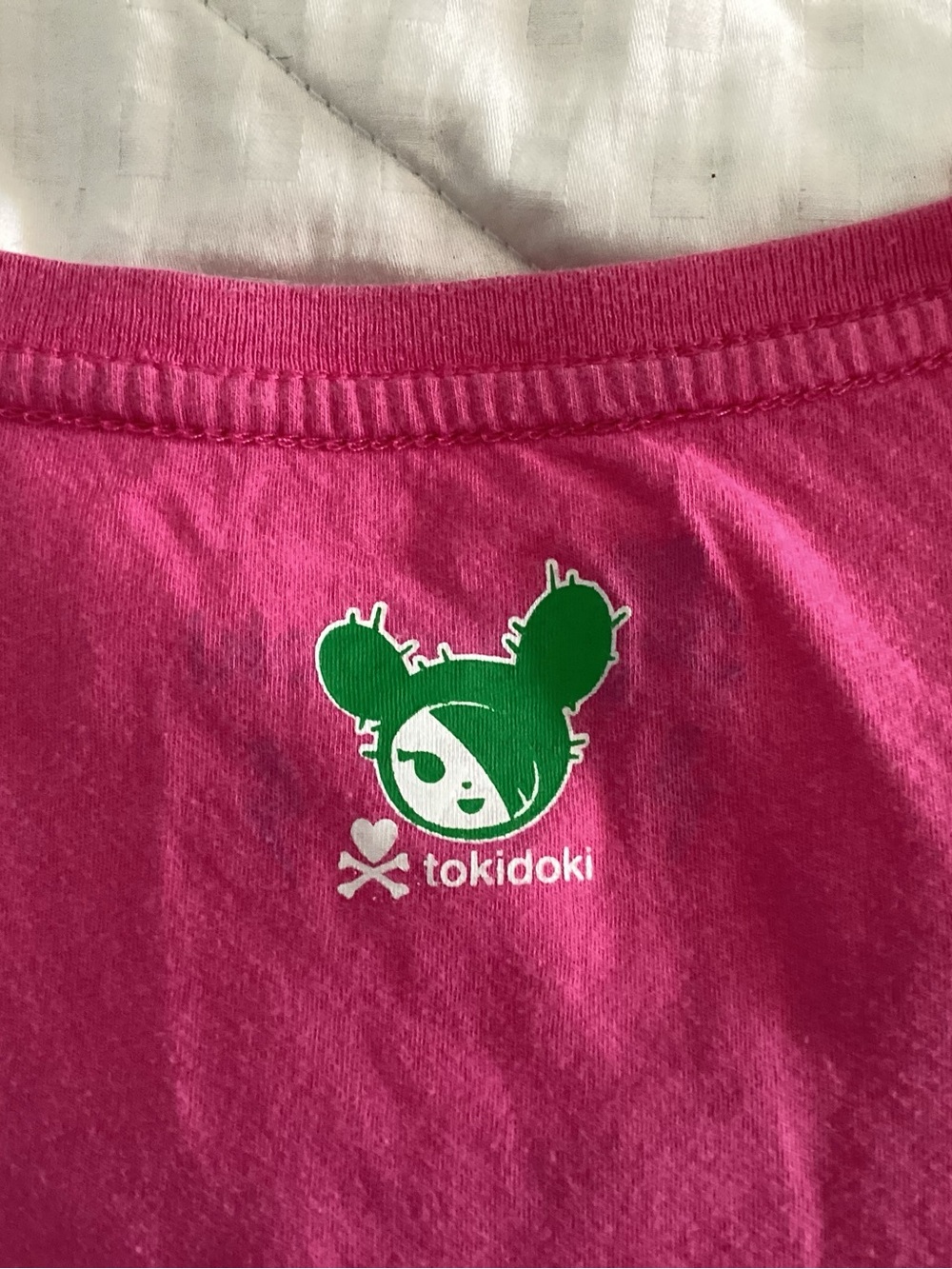 tokidoki Pink Tee with Green Cactus Character Graphic (4 shirts total, see pics) - Picture 10 of 10